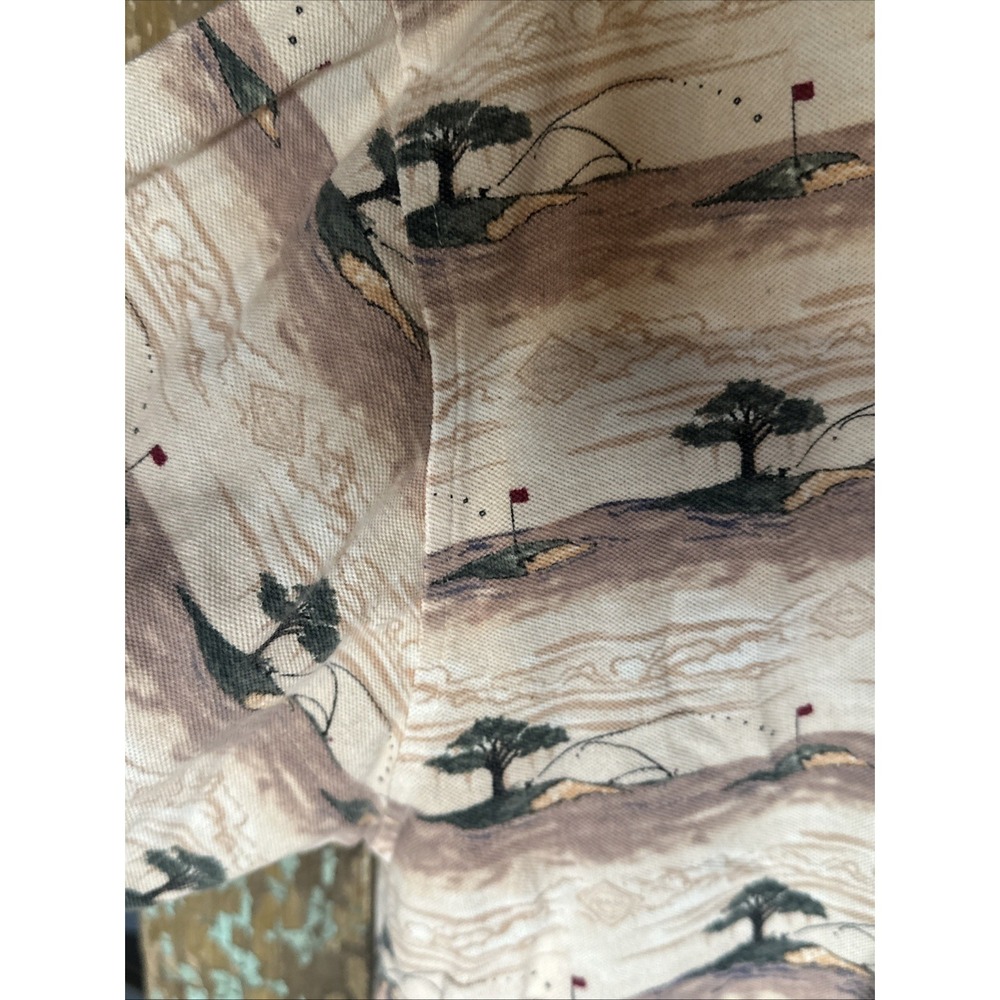 Vintage Tabasco Polo Shirt Mens Large.  Golf Course Themed Print. - Picture 3 of 7